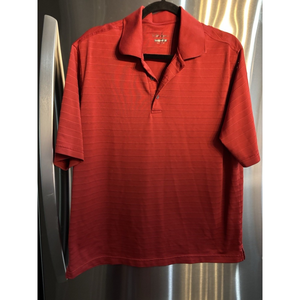 WALTER HAGEN‎ Polo Shirt Mens Large Red/Maroon